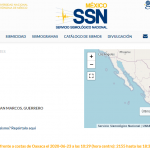 Registra México 16 mil 332 sismos en 2020